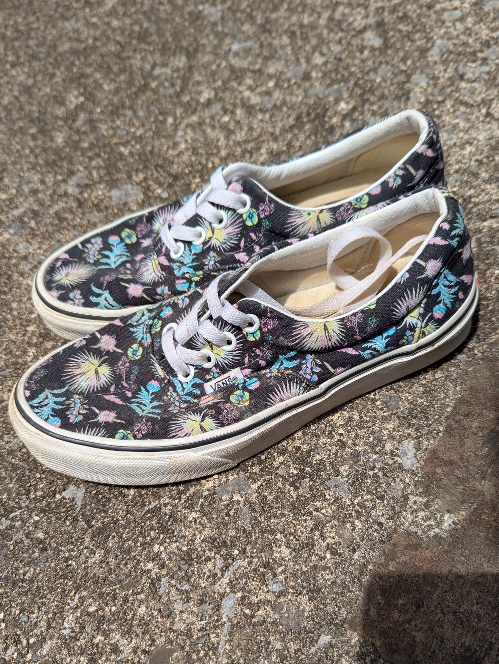 Vans Floral Skater Shoes Women's Size 7